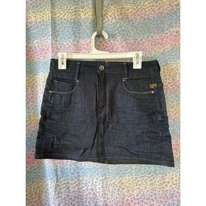G-Star RAW New Radar Denim Skirt – Size 27 (6) – Medium Wash